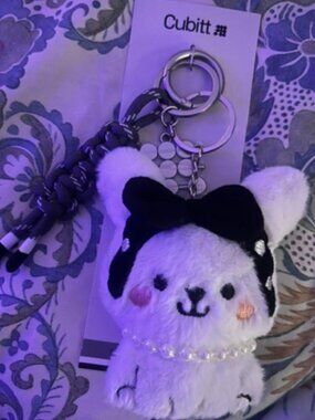 Bunny Rabbit Bag Charm/Key Ring NWT